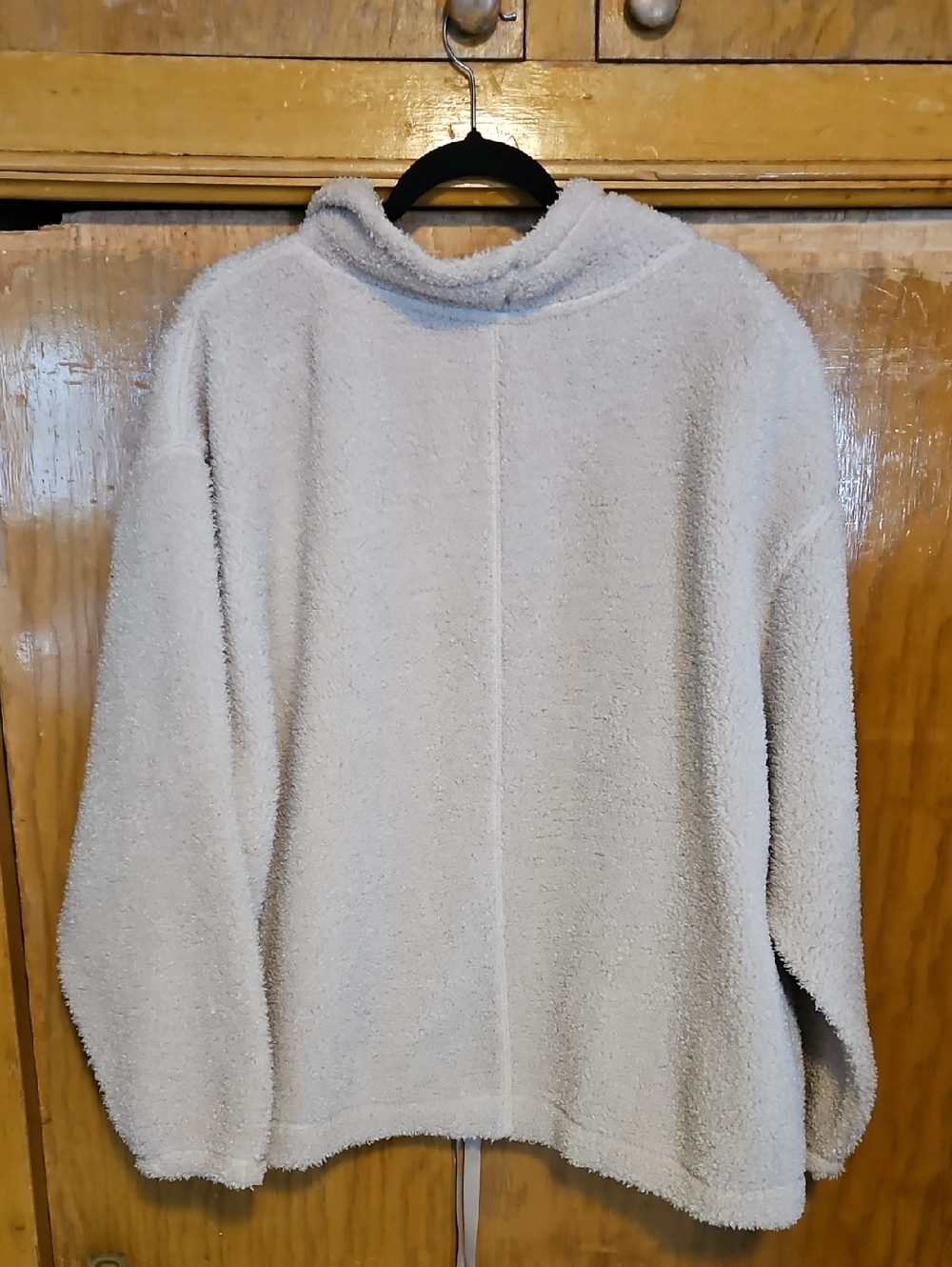 Nike Cream Sherpa Half-Zip Pullover - Picture 7 of 7